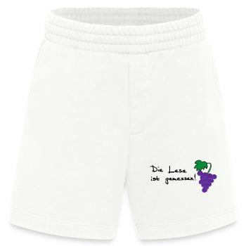 Die Lese ist gemessen! - Heavyweight Shorts - made by SPREAD  - OFF WHITE - Vorne