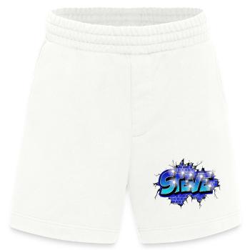 STEVE bricht durch Ziegel! Graffiti-Name - Heavyweight Shorts - made by SPREAD  - OFF WHITE - Vorne