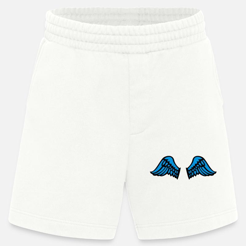 wings - Heavyweight Shorts - made by SPREAD  - OFF WHITE
