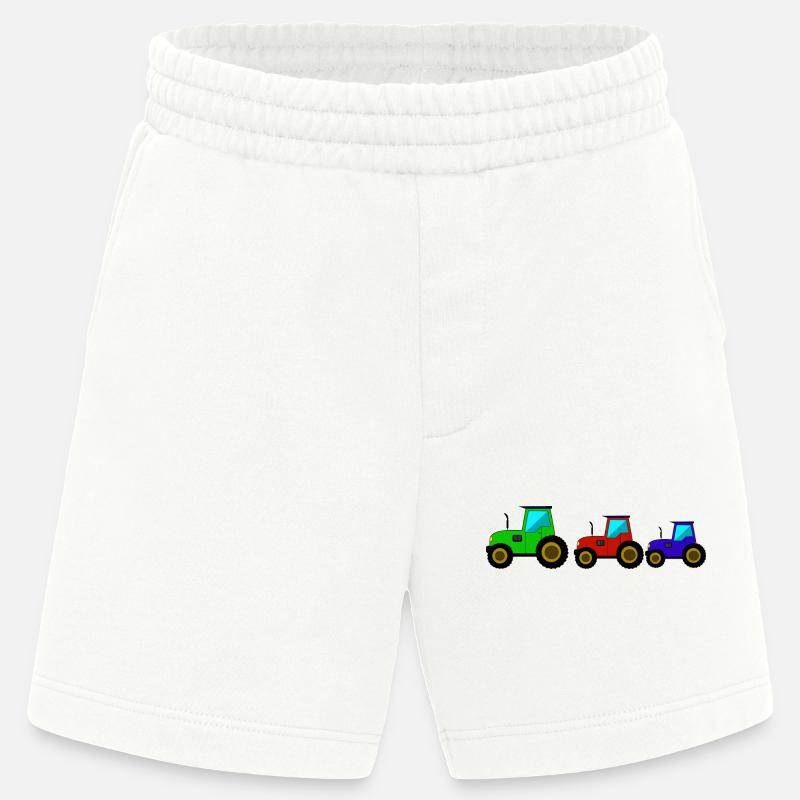 Traktor Trecker Traktor - Heavyweight Shorts - made by SPREAD  - OFF WHITE