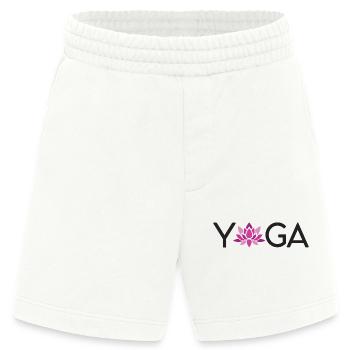 Yoga Geschenkidee - Heavyweight Shorts - made by SPREAD  - OFF WHITE - Vorne
