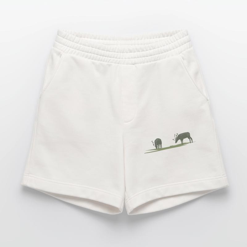 Elche oder Hirsche am Grasen Heavyweight Shorts - made by SPREAD 