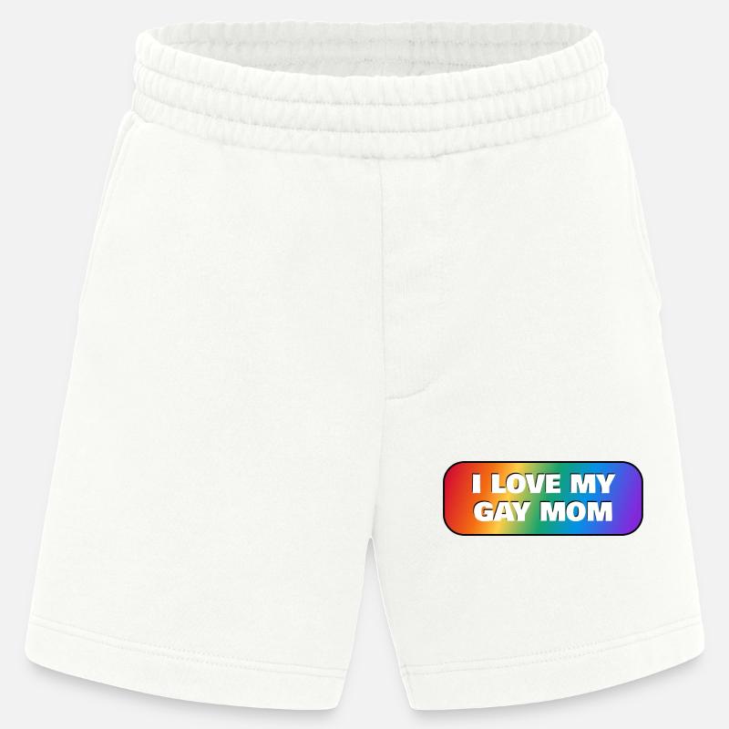 Ich liebe meine schwule Mutter - Heavyweight Shorts - made by SPREAD  - OFF WHITE