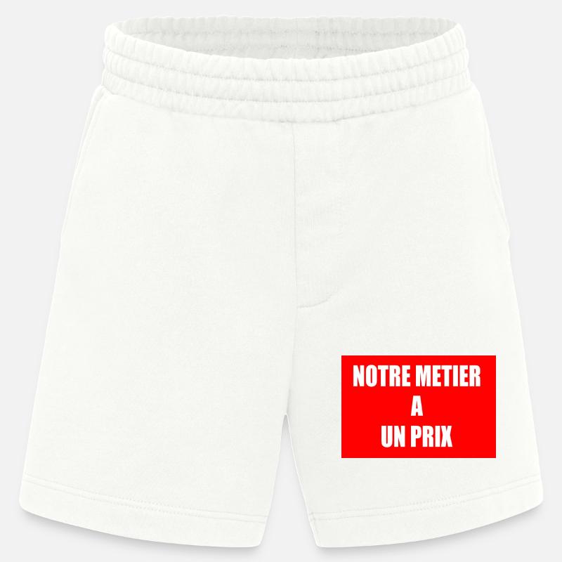 Unser Beruf hat seinen Preis - Heavyweight Shorts - made by SPREAD - OFF WHITE
