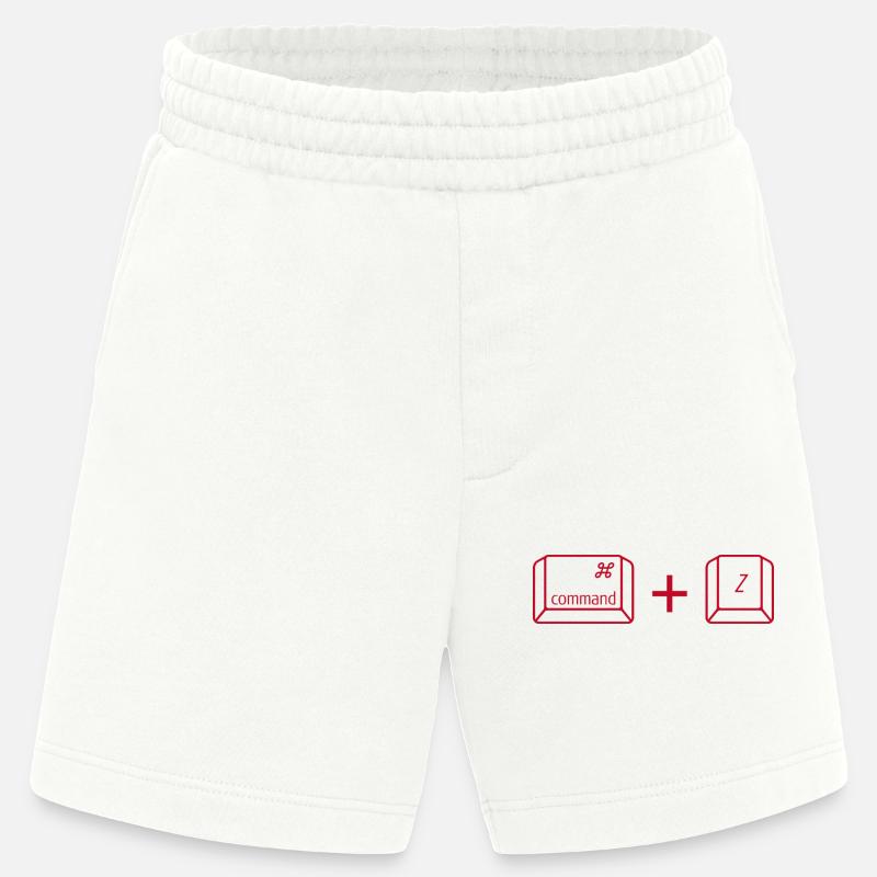 Command + Z - Heavyweight Shorts - made by SPREAD  - OFF WHITE