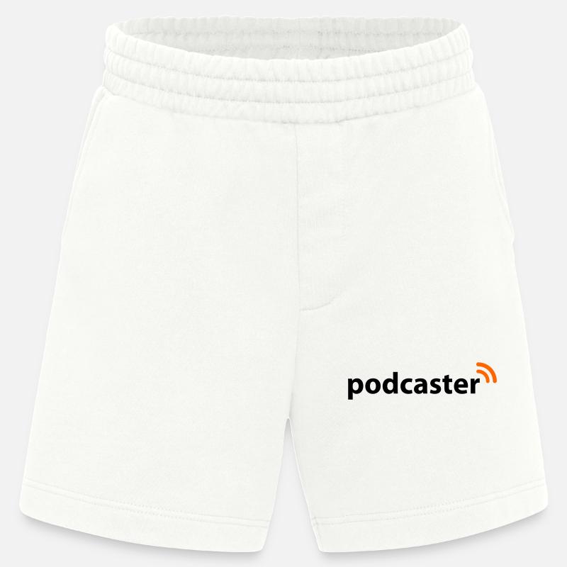 Podcaster - Heavyweight Shorts - made by SPREAD  - OFF WHITE