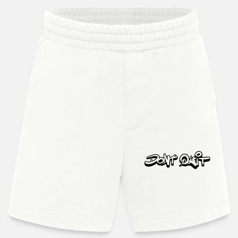 Dont quit Do it - Heavyweight Shorts - made by SPREAD  - OFF WHITE