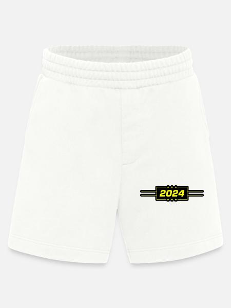 Année 2024 - Short bio épais fabriqué en UE - OFF WHITE