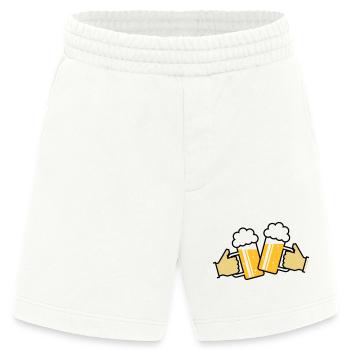 Poignée de main en bavarois / SVG - Short bio épais fabriqué en UE - OFF WHITE - Devant