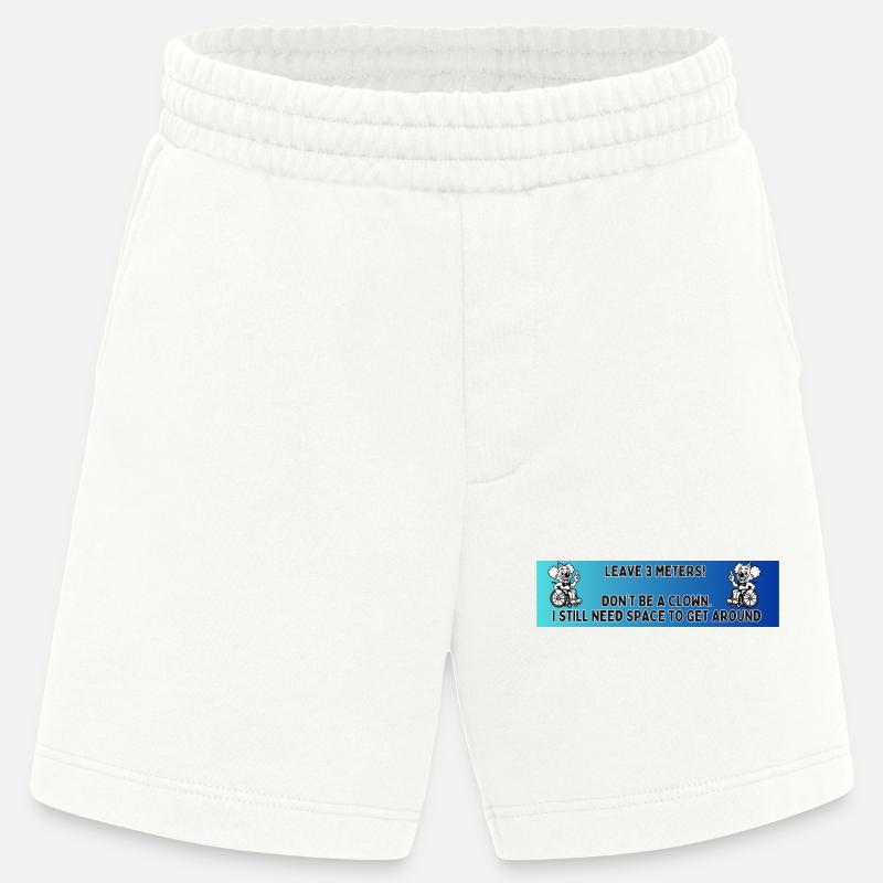 Autoaufkleber eines Rollstuhlclowns # - Heavyweight Shorts - made by SPREAD  - OFF WHITE