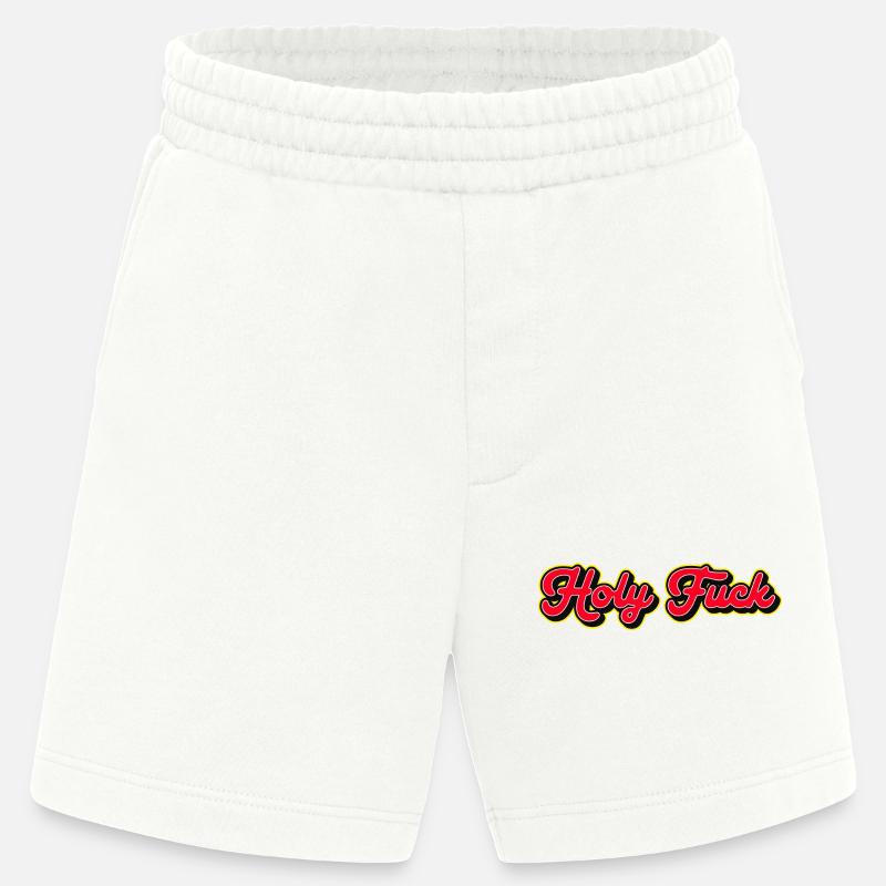 Heilige Scheiße 3D Red Script - Heavyweight Shorts - made by SPREAD  - OFF WHITE