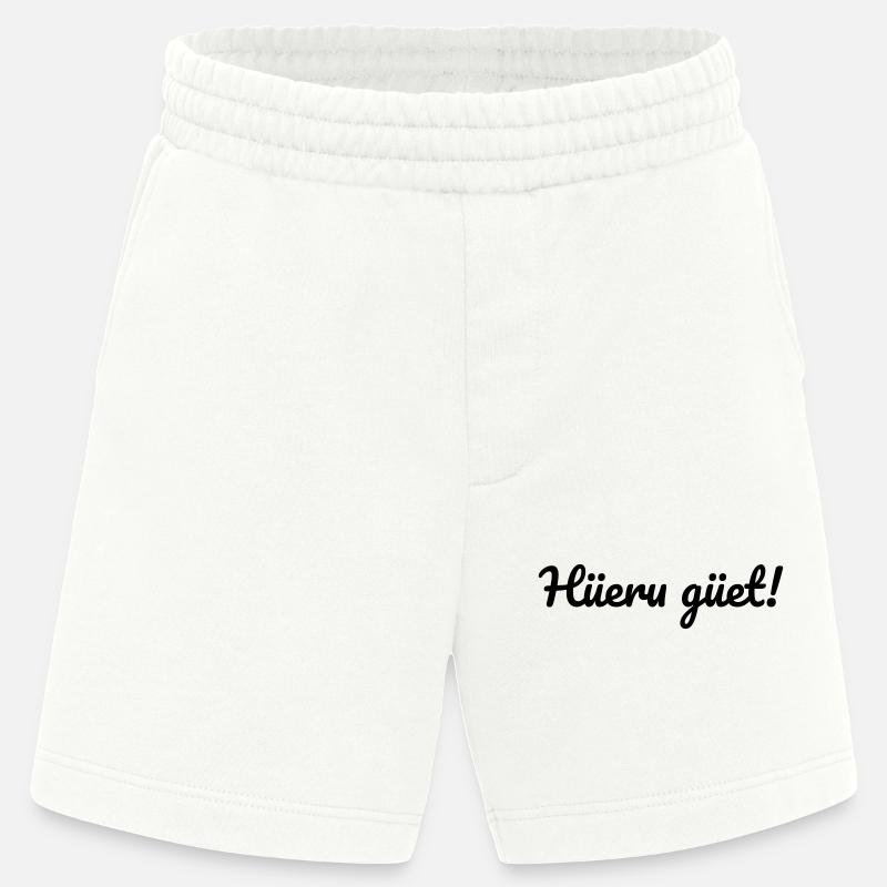 Hüeru güet Walliserditsch Dialekt - Heavyweight Shorts - made by SPREAD  - OFF WHITE
