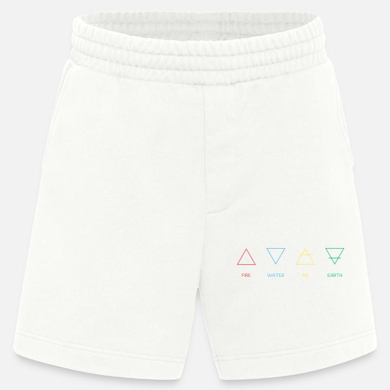 Vier Elemente - Heavyweight Shorts - made by SPREAD  - OFF WHITE