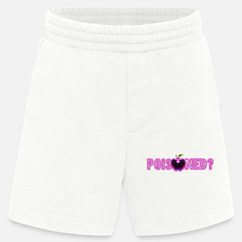 Neon-Apple mit Glitzer-Effekt  - Heavyweight Shorts - made by SPREAD  - OFF WHITE