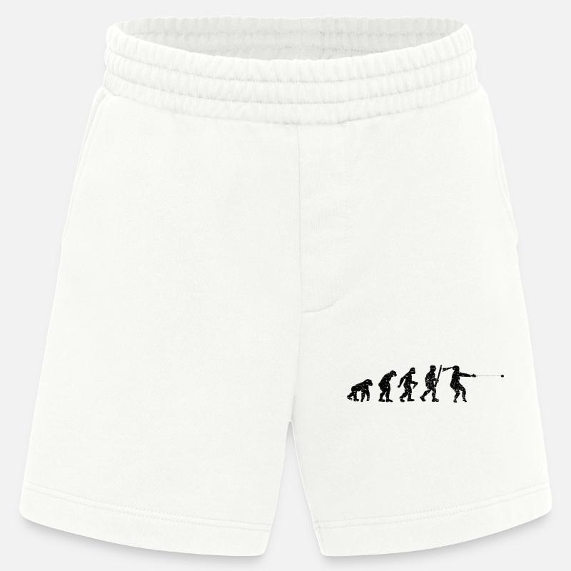 Hammerwerfen Hammerwerfer Evolution Hammerwurf - Heavyweight Shorts - made by SPREAD  - OFF WHITE
