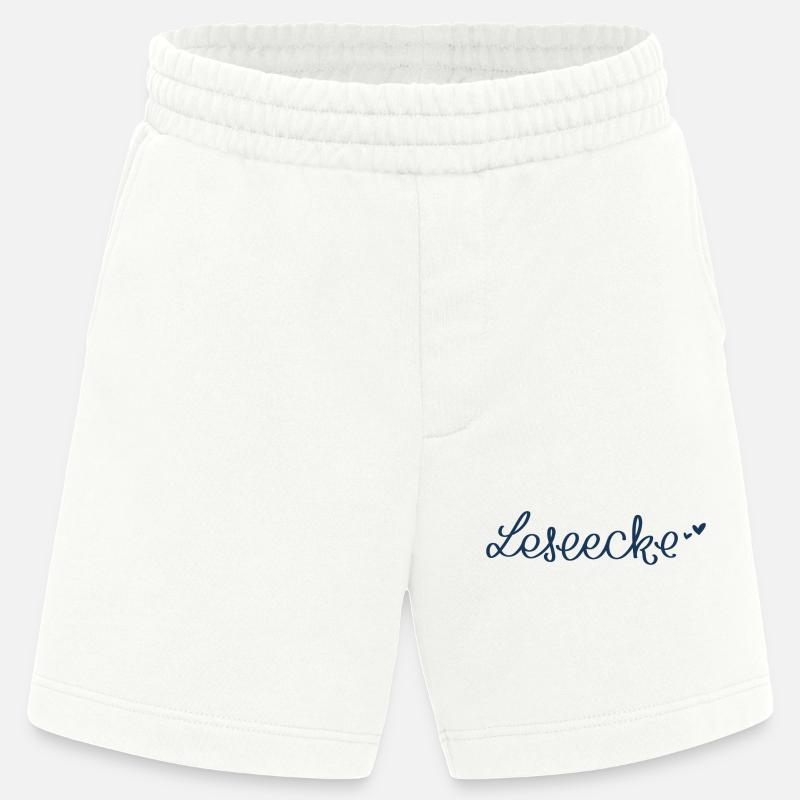 Leseecke mit Herz - Heavyweight Shorts - made by SPREAD - OFF WHITE