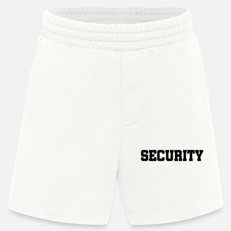 Security - Sicherheitsdienst - Bewachung - Schutz - Heavyweight Shorts - made by SPREAD  - OFF WHITE