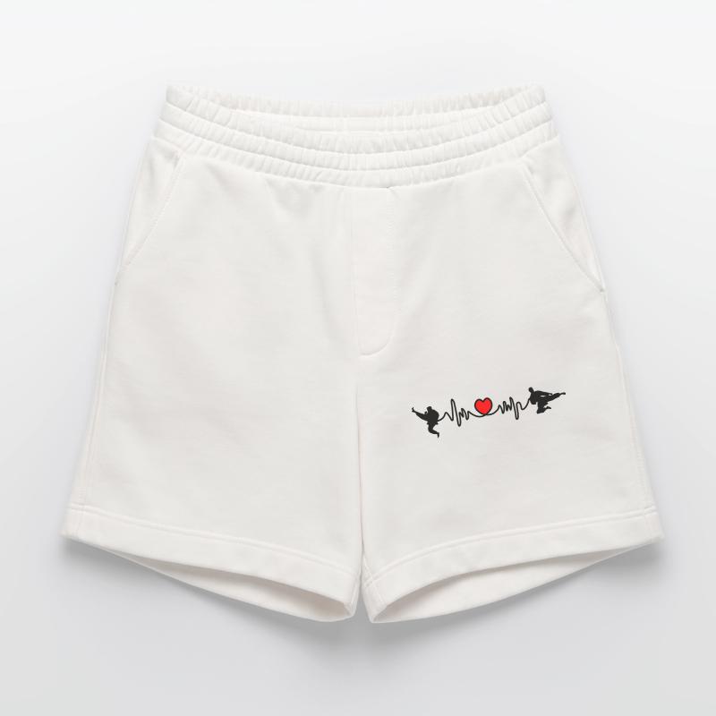 Karate Cardio oder Herzfrequenz mit Karate-Kicks Heavyweight Shorts - made by SPREAD 