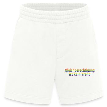 Gleichberechtigung ist kein Trend - Heavyweight Shorts - made by SPREAD  - OFF WHITE - Vorne