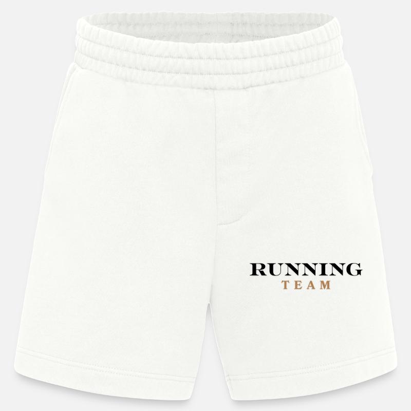 Équipe de course - Short bio épais fabriqué en UE - OFF WHITE