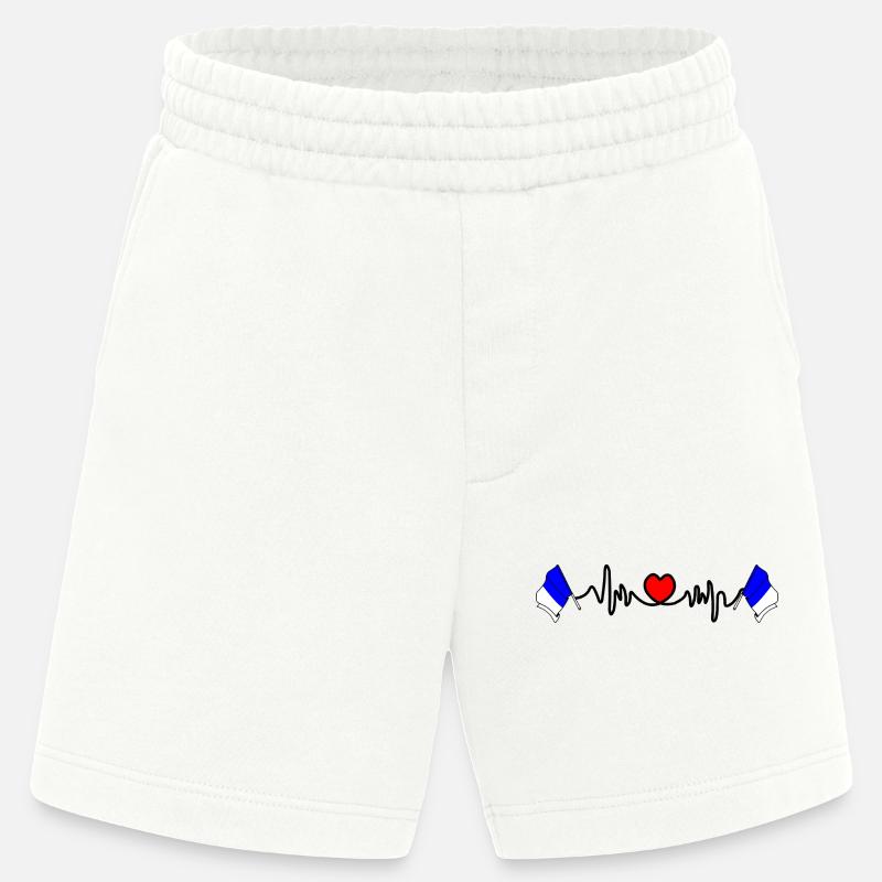 Spa Custom Flagge - Heavyweight Shorts - made by SPREAD  - OFF WHITE