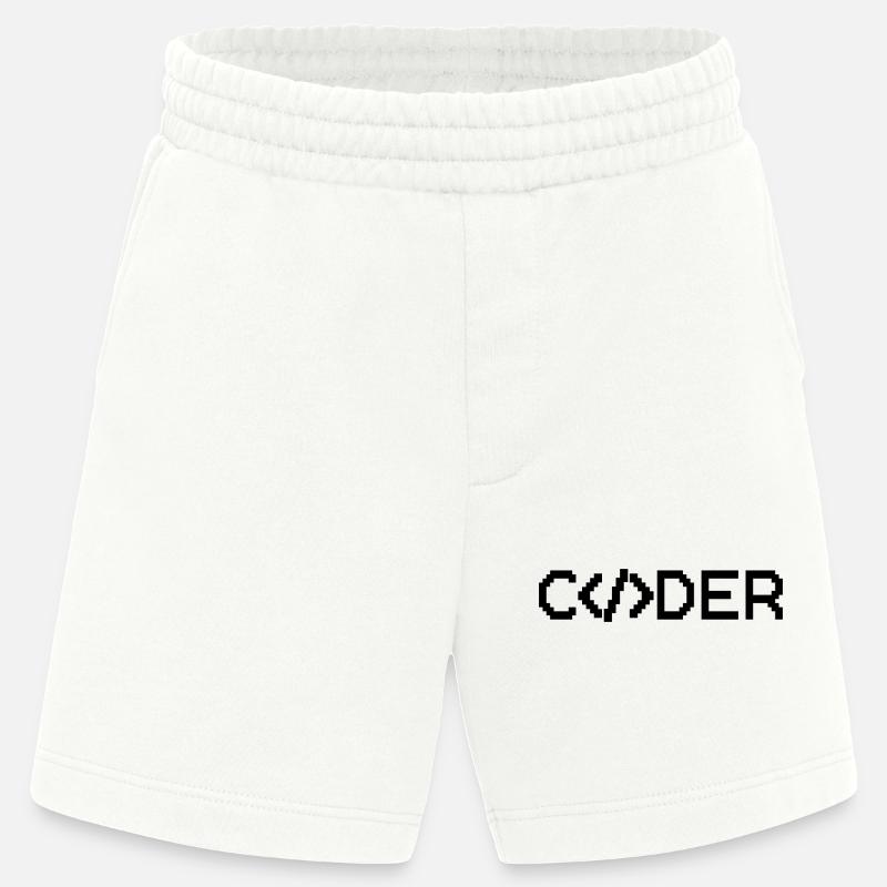 Codeur - Short bio épais fabriqué en UE - OFF WHITE