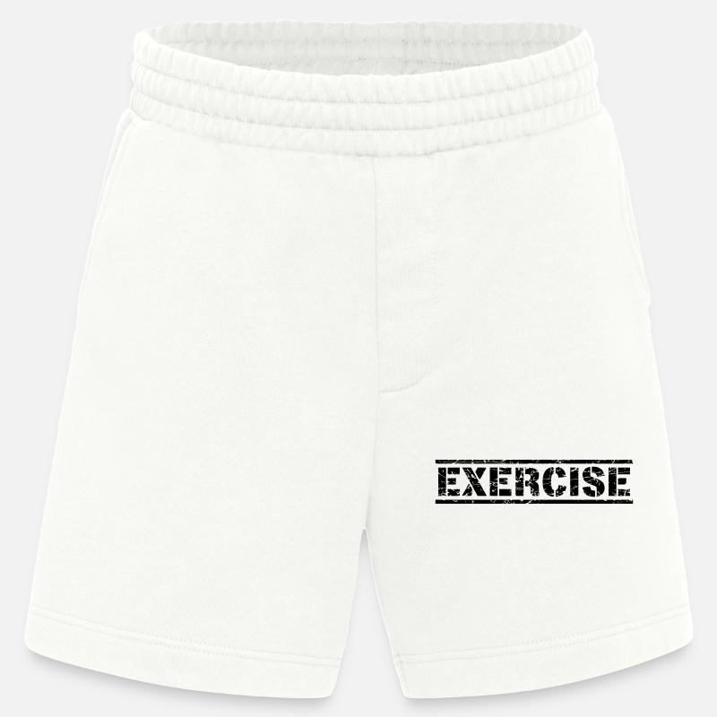 Exercice - Short bio épais fabriqué en UE - OFF WHITE