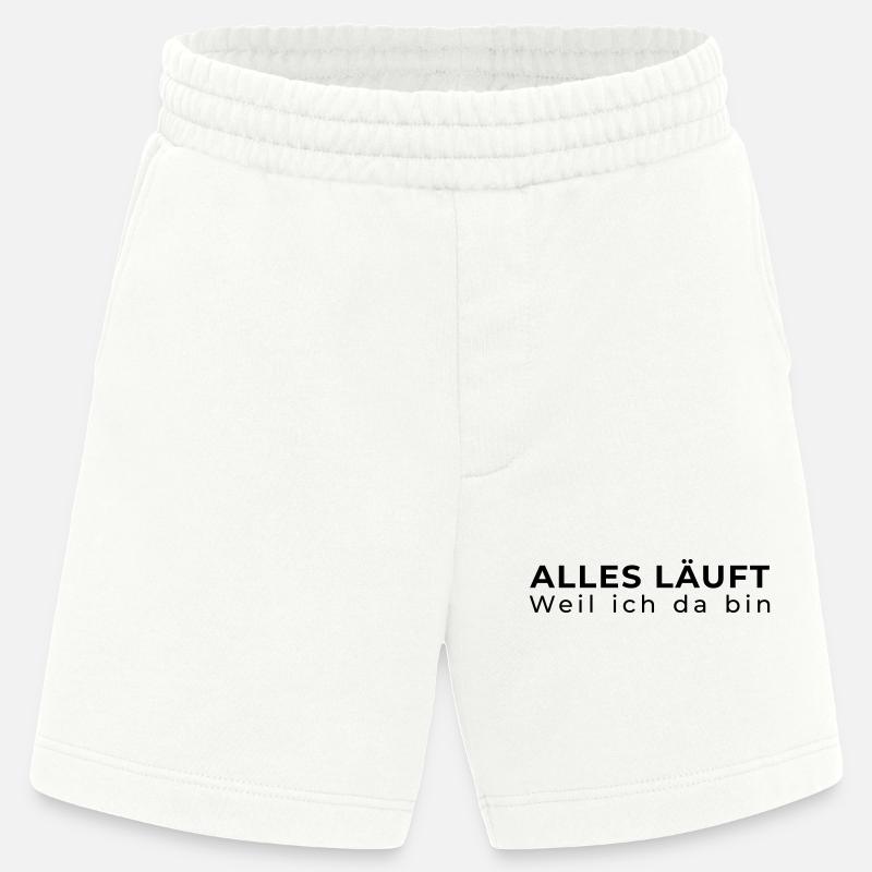 Alles läuft – IT Administrator - Heavyweight Shorts - made by SPREAD  - OFF WHITE