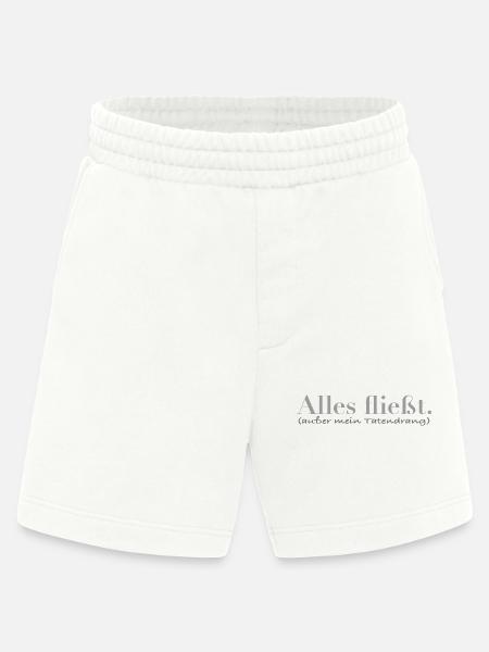 Fehlender Tatendrang im Fluss des Lebens - Heavyweight Shorts - made by SPREAD  - OFF WHITE