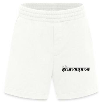 OM SHAVASANA - Heavyweight Shorts - made by SPREAD  - OFF WHITE - Vorne