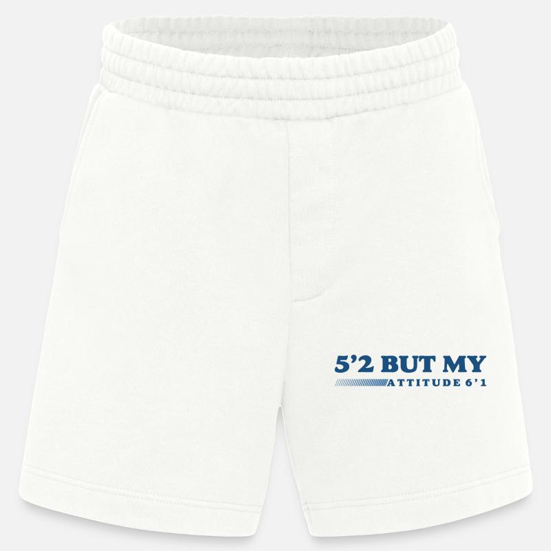 Körpergröße: Klein, aber heftig - Heavyweight Shorts - made by SPREAD  - OFF WHITE