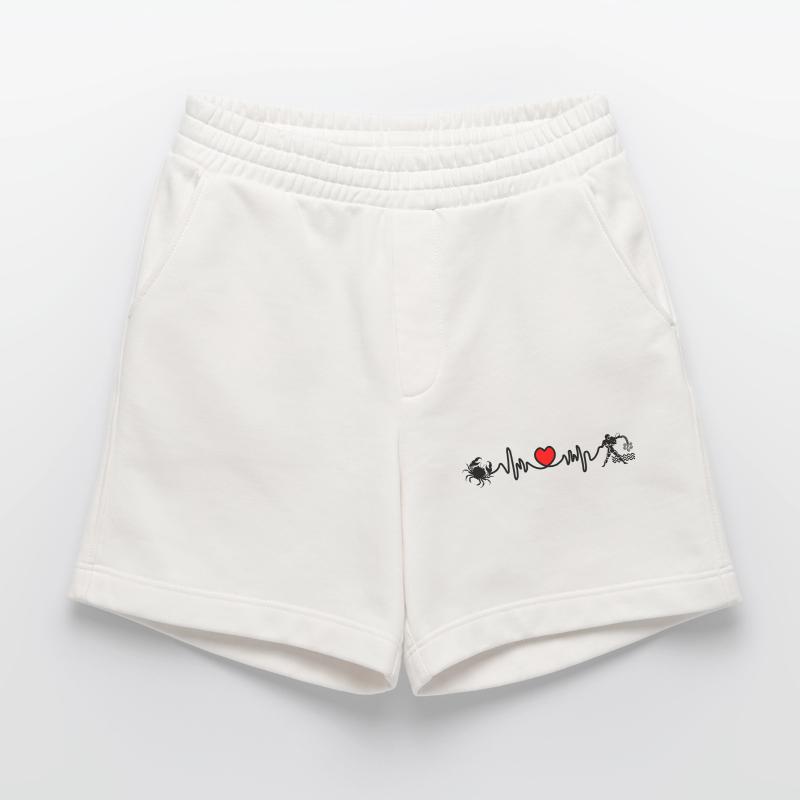 Herzfrequenz Kardio Krebs Wassermann Heavyweight Shorts - made by SPREAD 