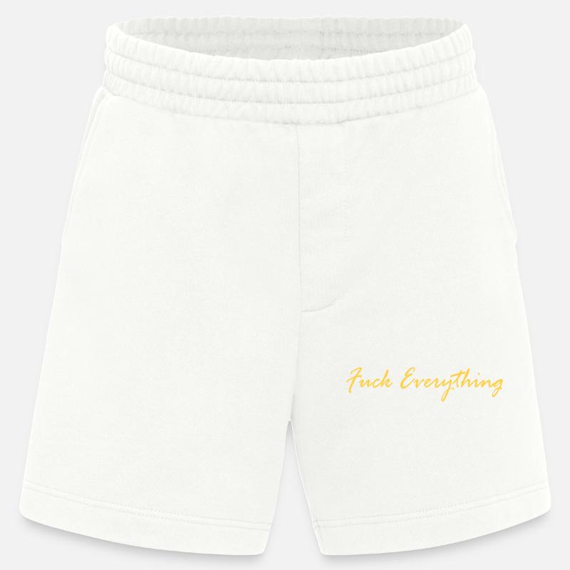SCHEISS AUF ALLES - Heavyweight Shorts - made by SPREAD - OFF WHITE