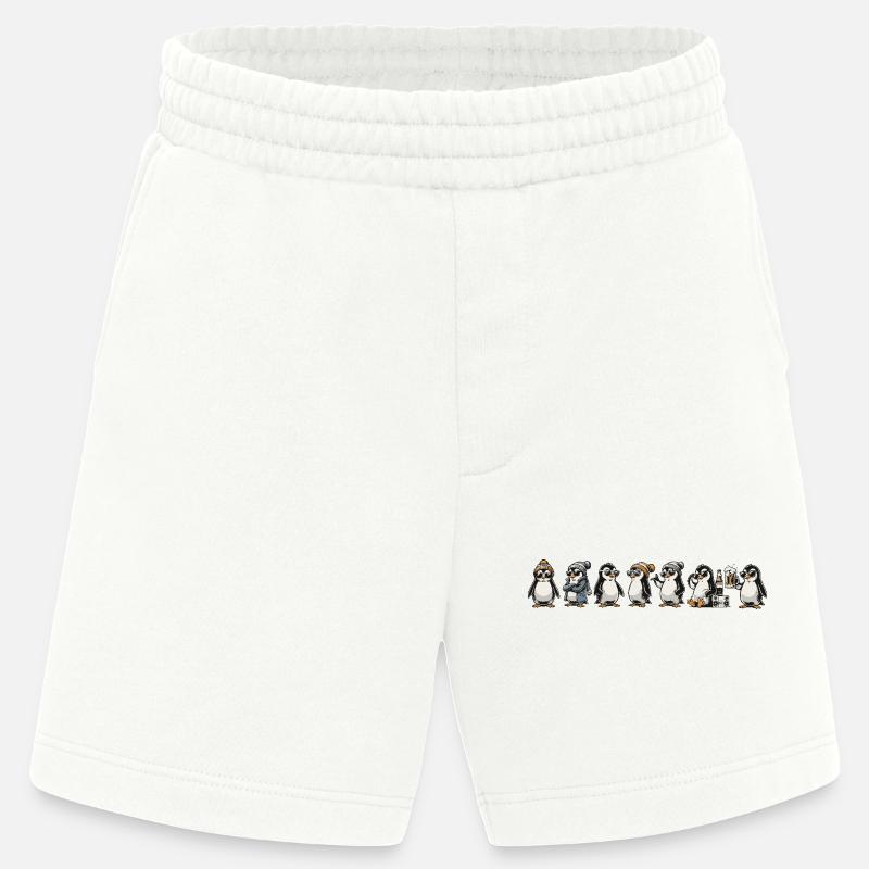 Coole Pingus - Heavyweight Shorts - made by SPREAD  - OFF WHITE