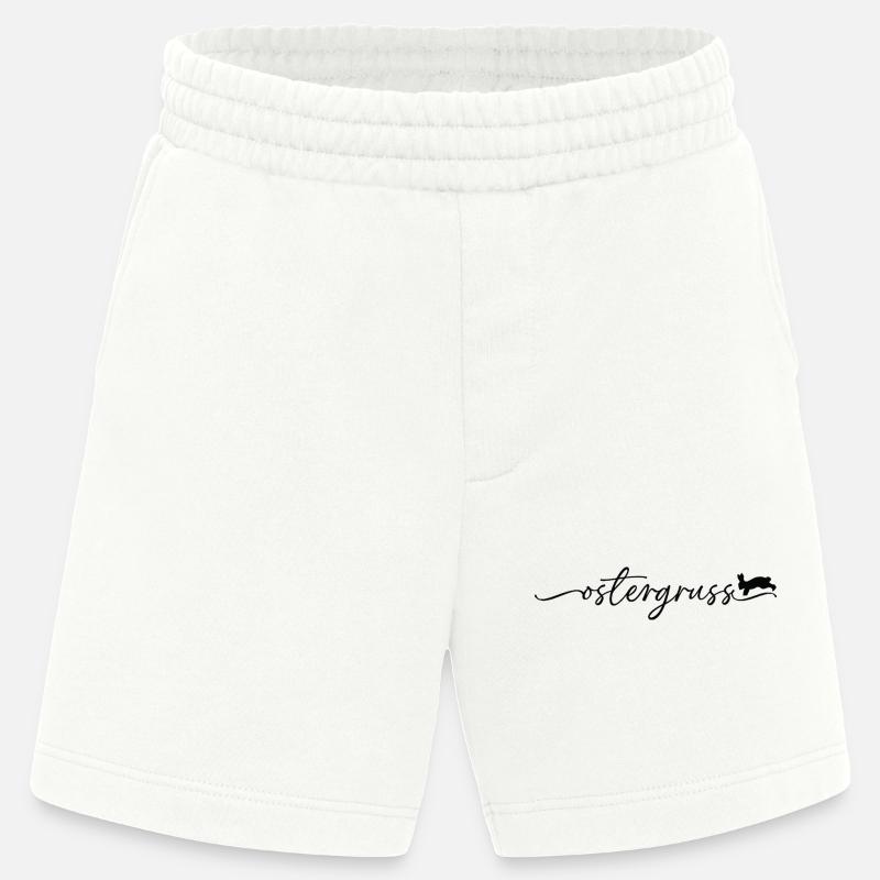 Ostergruß 🐰🌸 - Heavyweight Shorts - made by SPREAD  - OFF WHITE