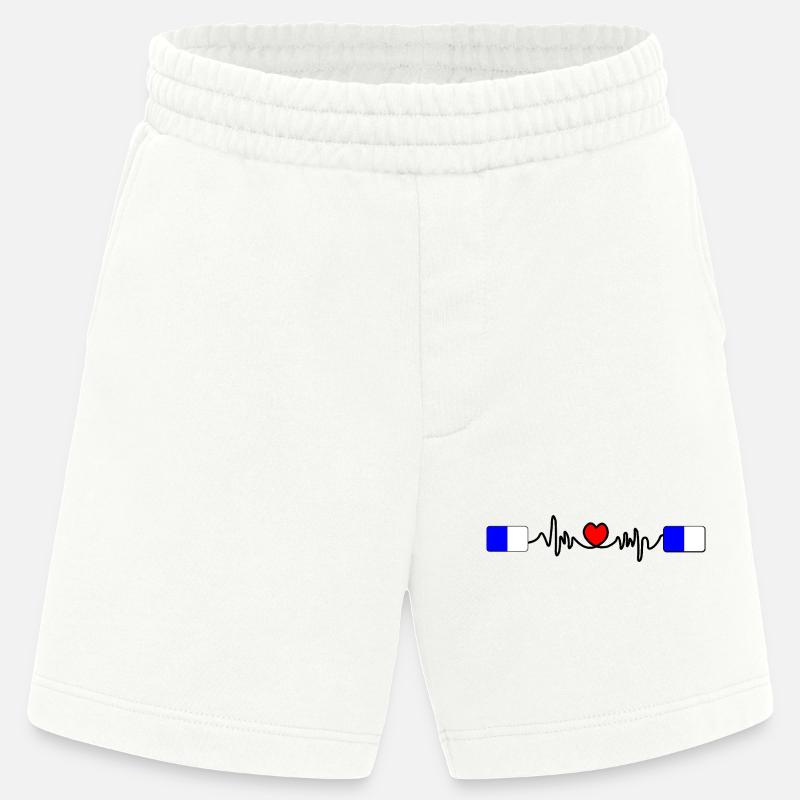 Spa Racing Heartbeat - Heavyweight Shorts - made by SPREAD  - OFF WHITE