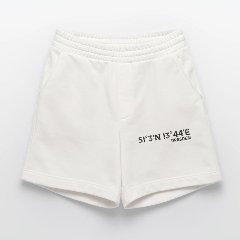 Dresden Souvenir Coordinates Heavyweight Shorts - made by SPREAD 