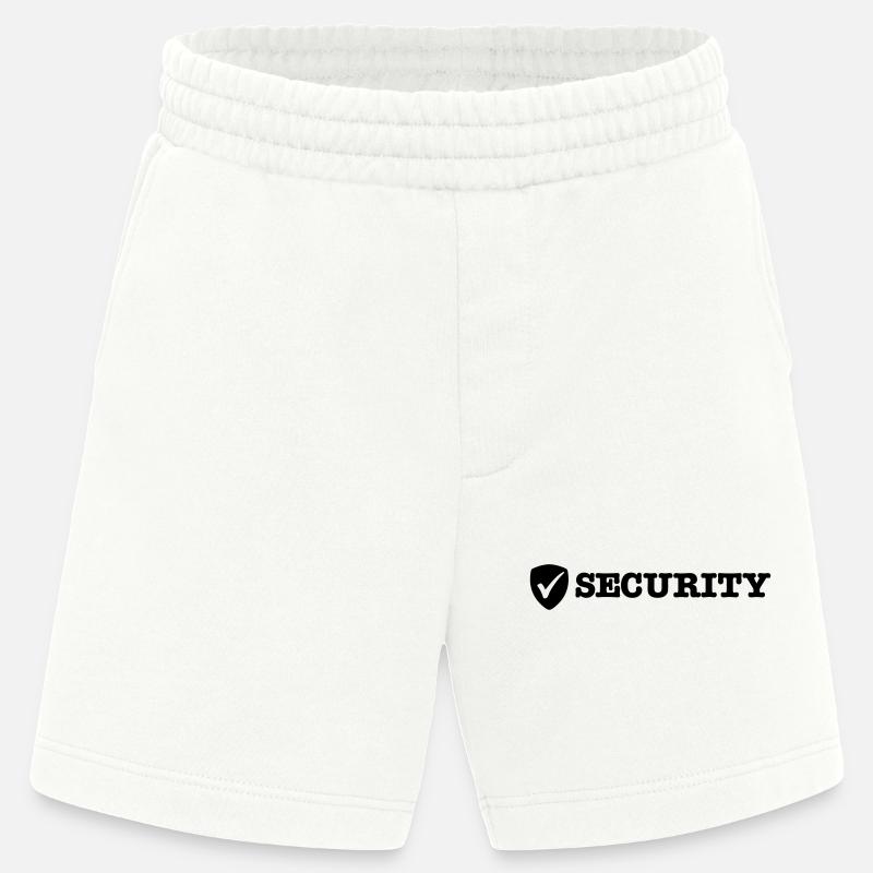 security sécurité - Short bio épais fabriqué en UE - OFF WHITE