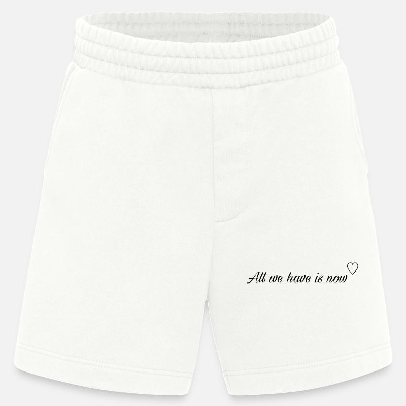 All we have is now - Heavyweight Shorts - made by SPREAD  - OFF WHITE