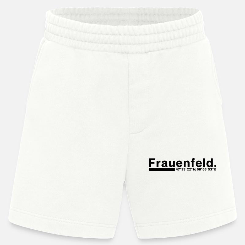 Coordonnées Frauenfeld Thurgovie - Short bio épais fabriqué en UE - OFF WHITE