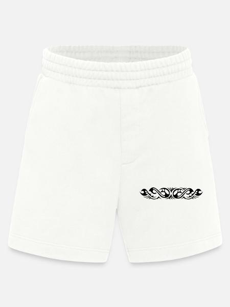 Tribal 7 by Helfspawn - Heavyweight Shorts - made by SPREAD  - OFF WHITE