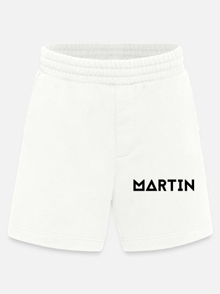 Prénom Martin - Short bio épais fabriqué en UE - OFF WHITE
