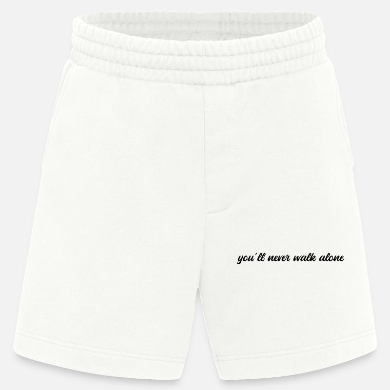 You'll never walk alone - Heavyweight Shorts - made by SPREAD - OFF WHITE