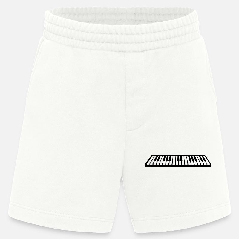 Klavier oder Keyboard - Heavyweight Shorts - made by SPREAD  - OFF WHITE