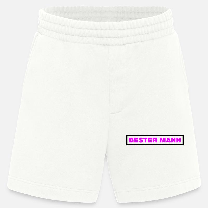 Bester Mann - Heavyweight Shorts - made by SPREAD - OFF WHITE