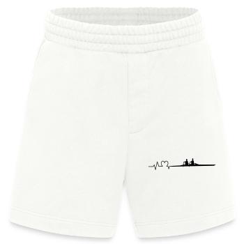 Rudern Herzschlag Doppelzweier - Heavyweight Shorts - made by SPREAD  - OFF WHITE - Vorne