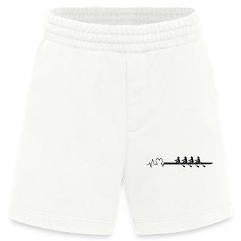 Rudern Herzschlag Frauenvierer - Heavyweight Shorts - made by SPREAD  - OFF WHITE - Vorne