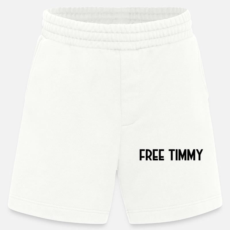 Free Timmy rettet den Buckelwal - Heavyweight Shorts - made by SPREAD  - OFF WHITE