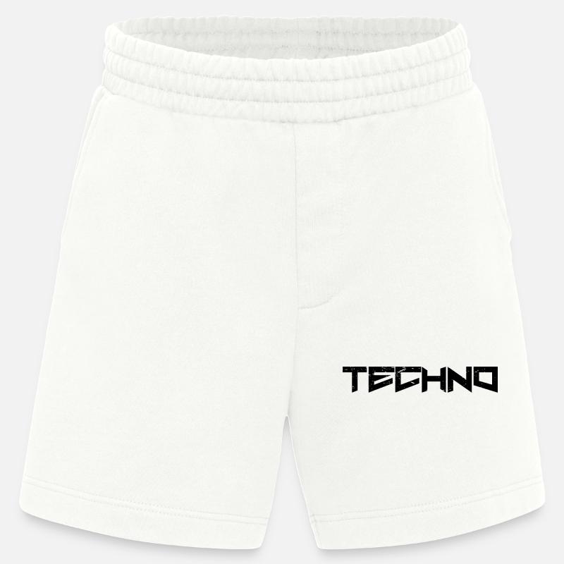 Techno - Heavyweight Shorts - made by SPREAD  - OFF WHITE