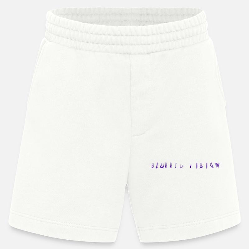 blurred vision - Heavyweight Shorts - made by SPREAD - OFF WHITE